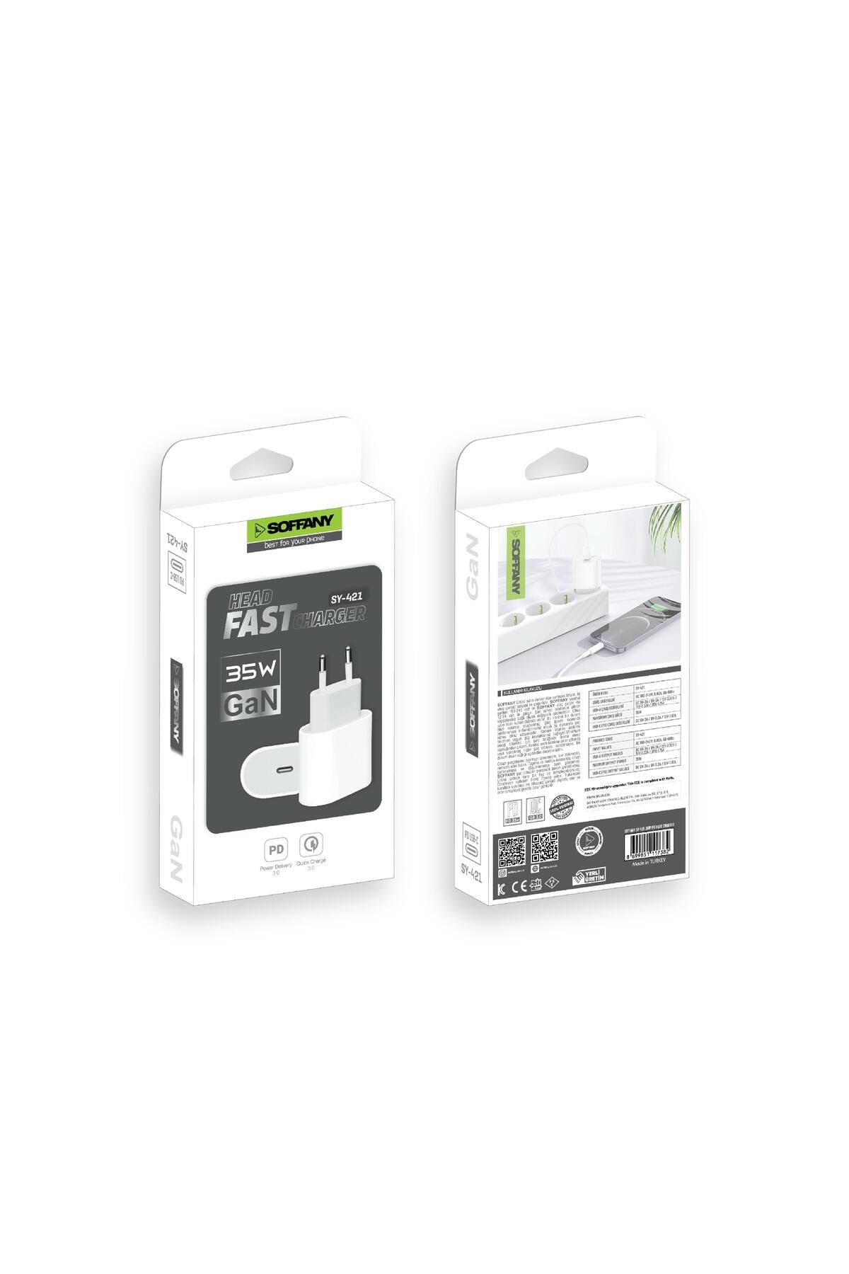 iPhone A Kalite Şarj Aleti 35W